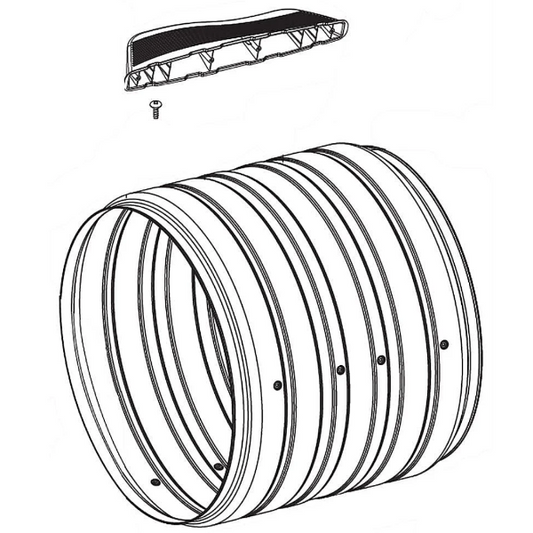 AJQ73274302 LG Drum Tub Assembly - Appliance Parts Canada