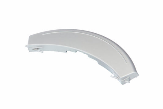 White plastic component on a white background