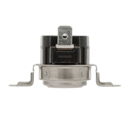 Mechanical switch or relay on a white background