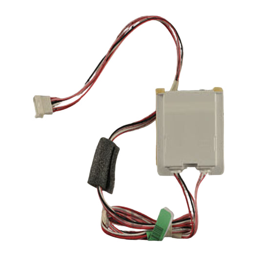 Electrical component with wires on a grid background