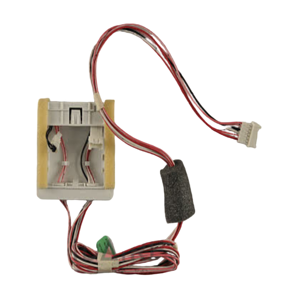 Electrical component with wires on a grid background