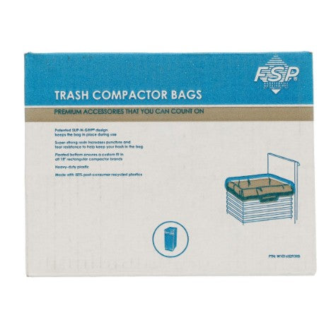 W10165293RB Whirlpool Trash Compactor 60-Pack Plastic Bags - 18"Models