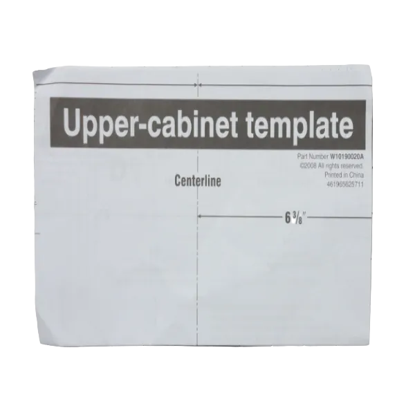 W10190018 Whirlpool Microwave Template