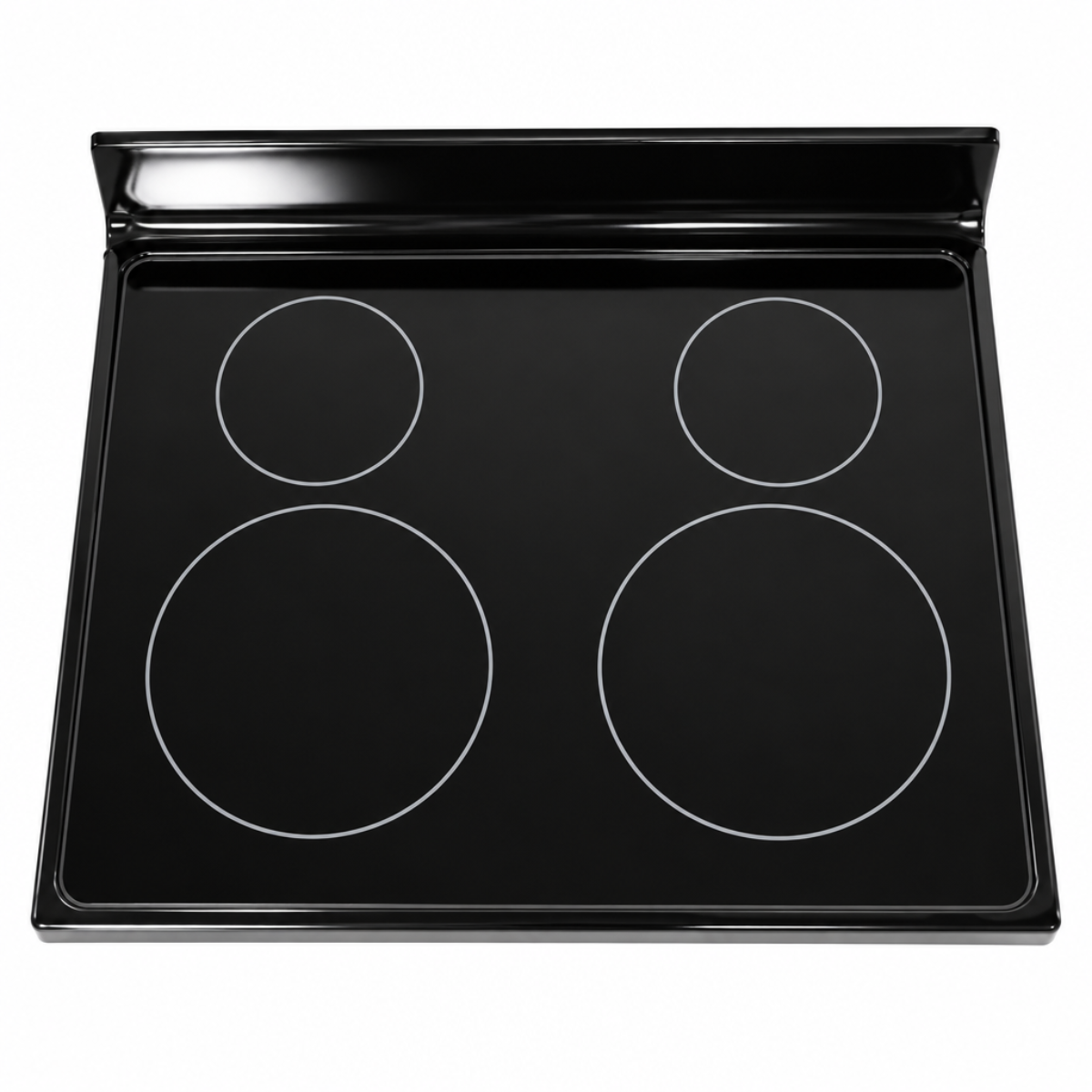 W10245805 Whirlpool Range Main Cooktop, Glass, Black