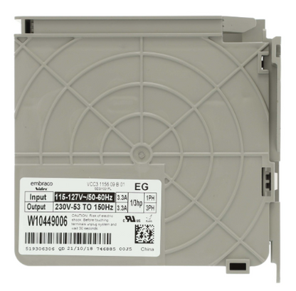 W10629033 Whirlpool Refrigerator Inverter Box