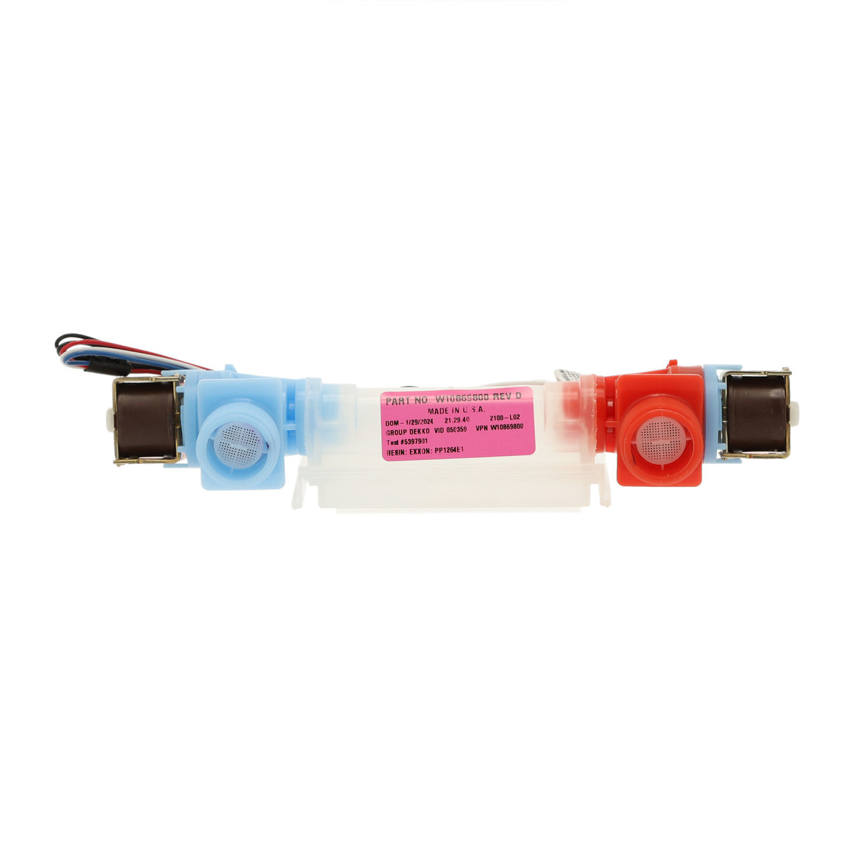 W11038689 Whirlpool Washer Water Inlet Valve