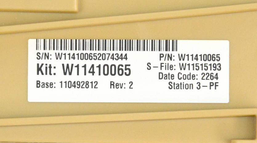 W11410065 Whirlpool Dishwasher Electronic Control Board