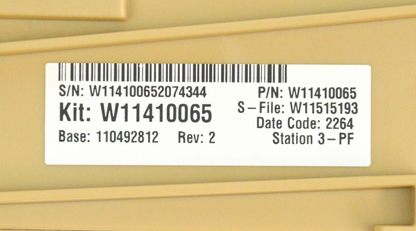 W11410065 Whirlpool Dishwasher Electronic Control Board