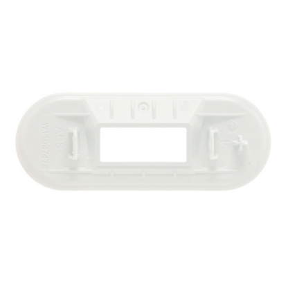 W11545554 Whirlpool Washer Lid Lock Bezel, White