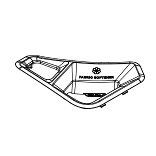 W11550898 Whirlpool Washer Dispenser Bezel
