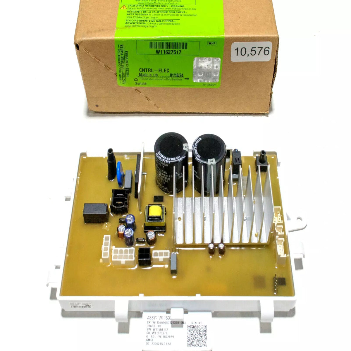 Whirlpool W11627517 CNTRL-ELEC