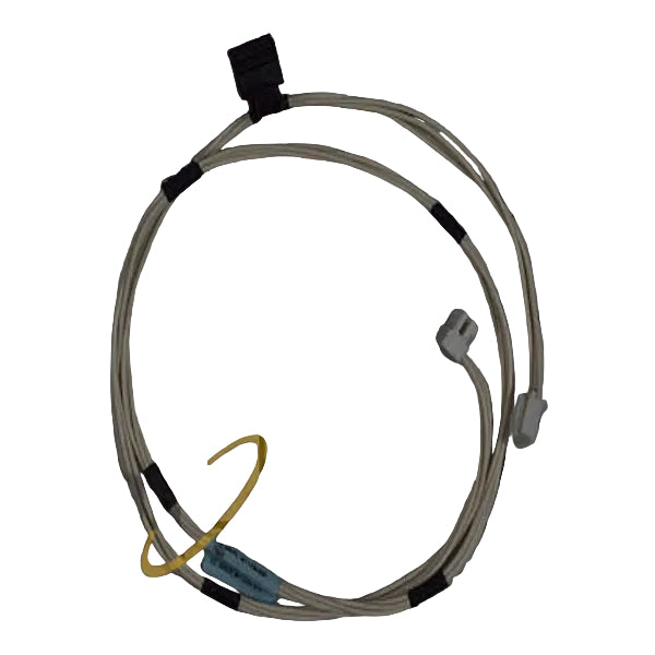 Cable with connectors on a grid background