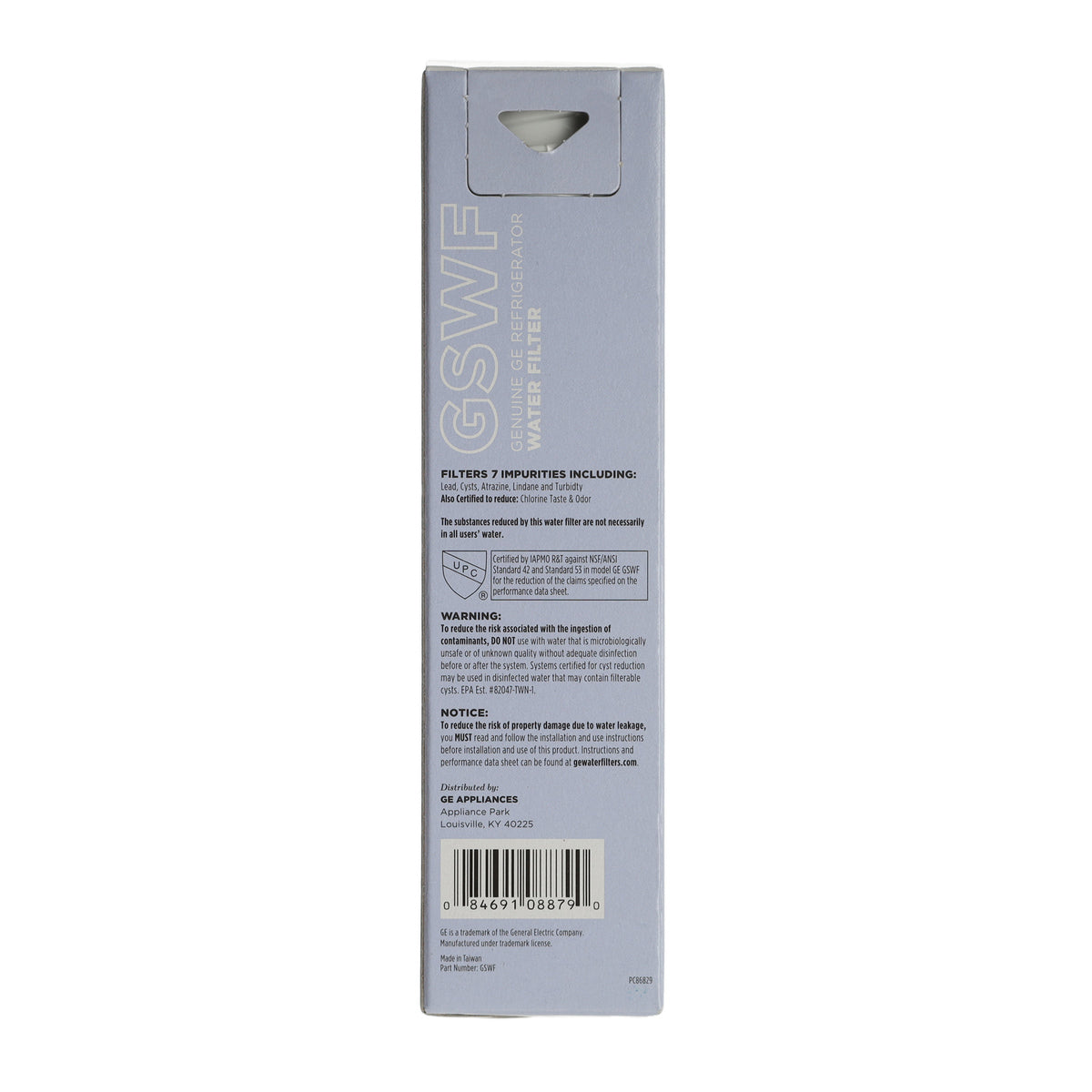 WG03F00675 GE Refrigerator GSWF GE SmartWater Filter
