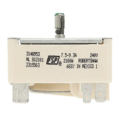WP3148953 Whirlpool Range Infinite Switch, 8 Inch