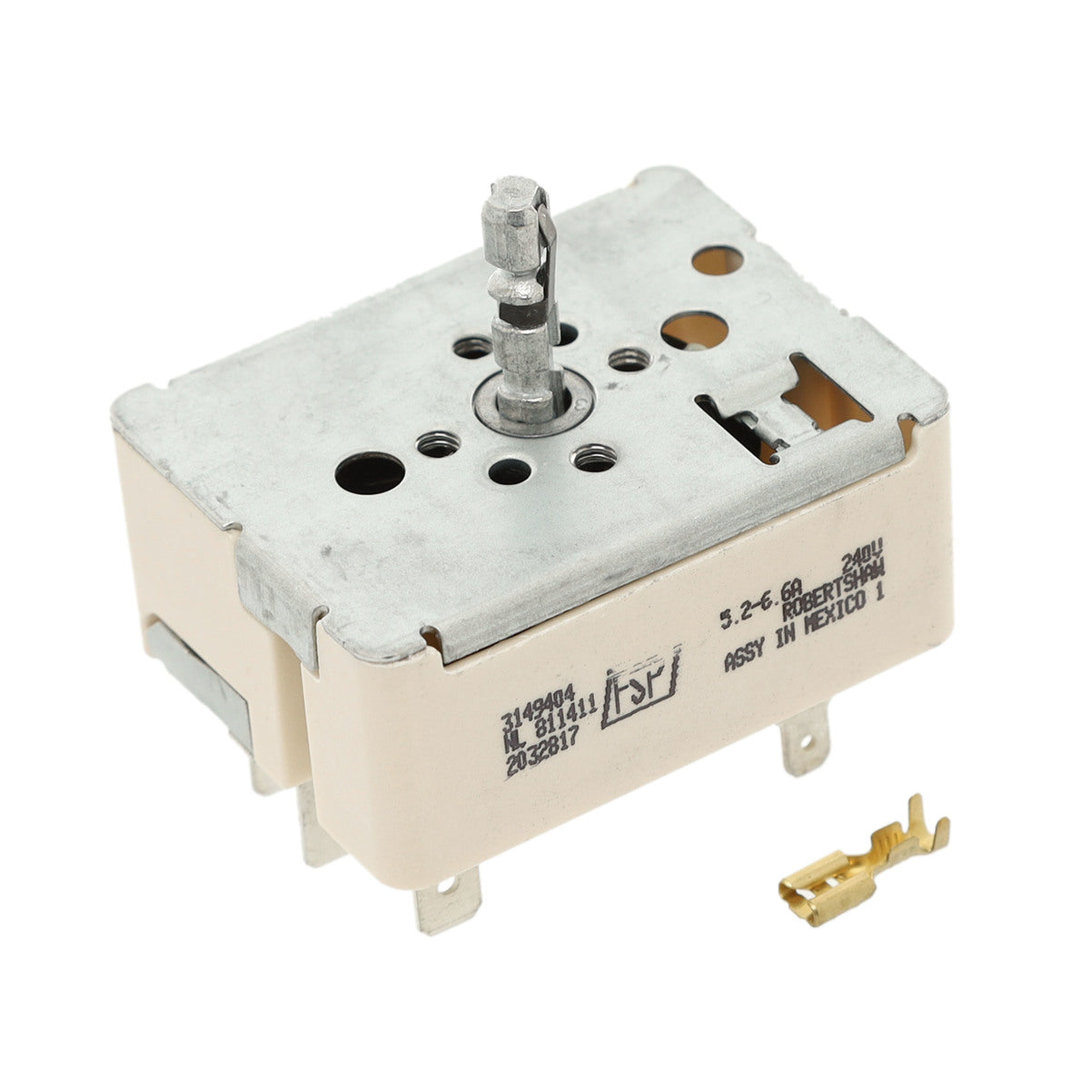 WP3149404 Whirlpool Range Infinite Switch, 6"