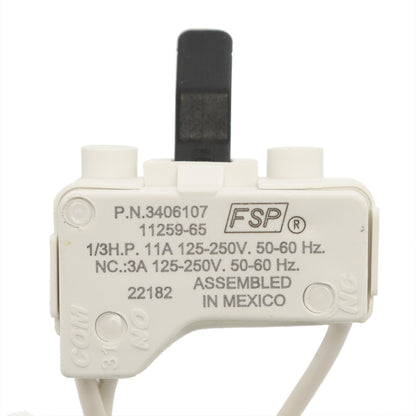 WP3406107 Whirlpool Dryer Door Switch