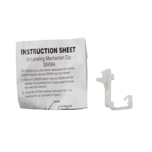 Whirlpool WP359364 Washer & Dryer Leveling Link Clip