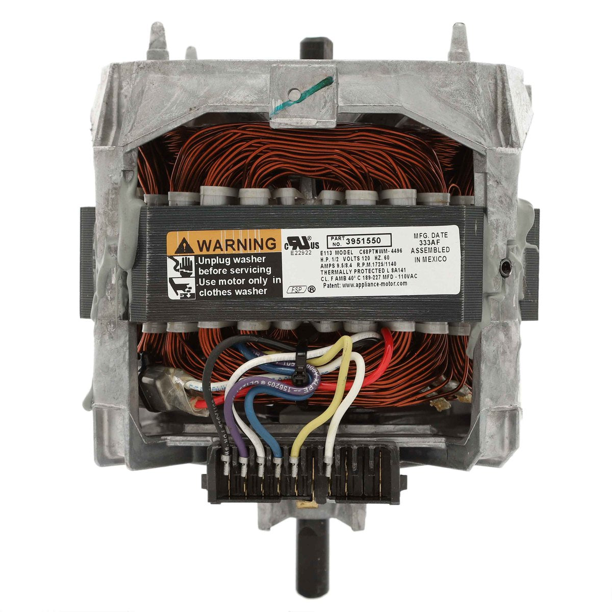 WP661600 Whirlpool Washer 2-Speed Drive Motor