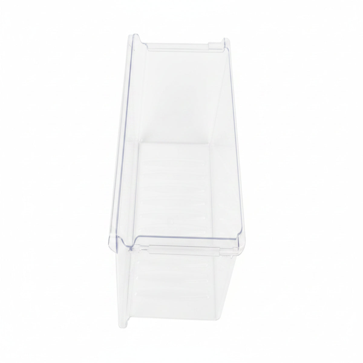 Factory certified parts packaging with clear plastic bag on a blue background