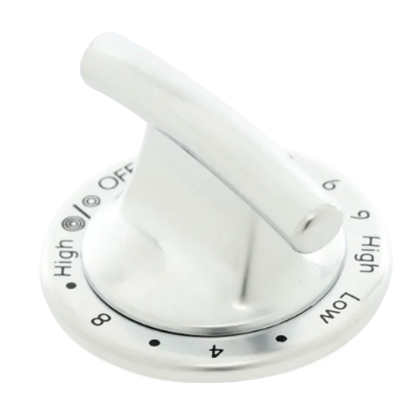 WP74011631 Whirlpool Range Dual Burner Knob, Stainless