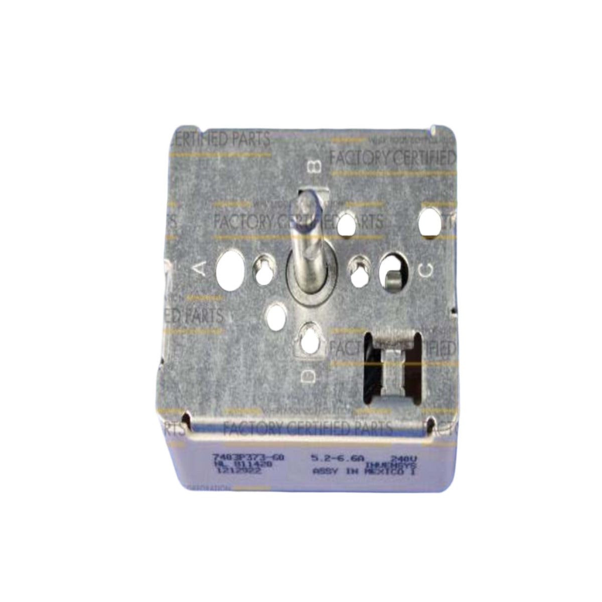 Whirlpool WP7403P238-60 Switch, Infinite (Sml Element) Note: Switch, Infinite (6" Left Front)