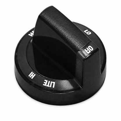 WP7733P526-60 Whirlpool Range Control Knob, Black