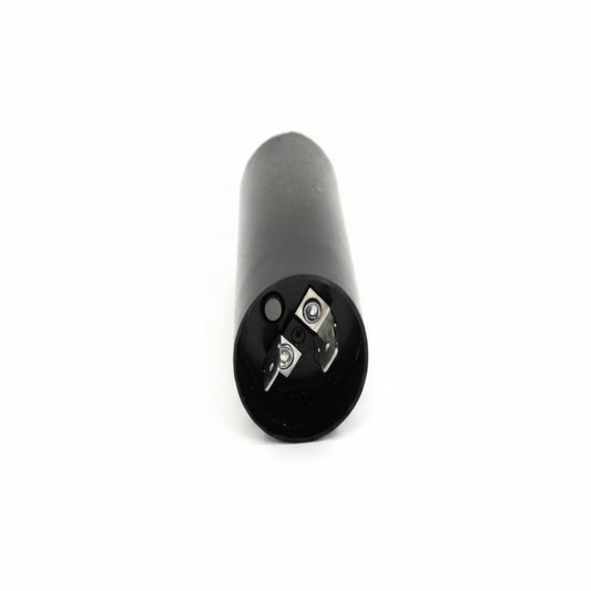 Black cylindrical part with two screws on a white background with 'Factory Certified Parts' text.