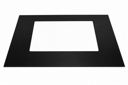 WPW10118455 Whirlpool Stove Outer Door Glass - Black