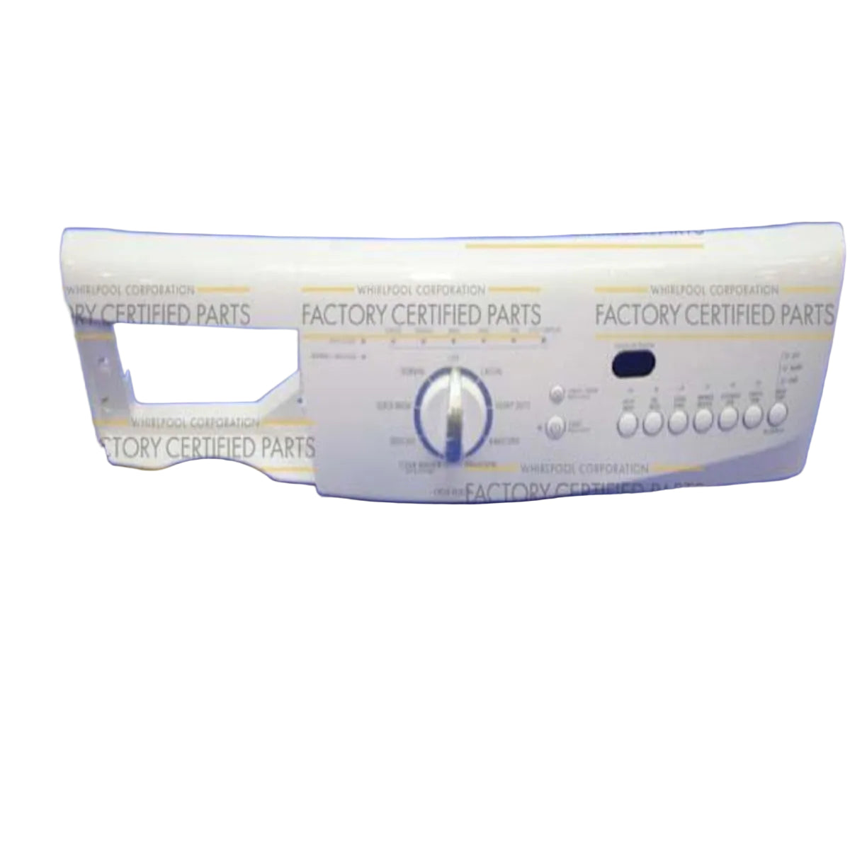 WPW10192972 Whirlpool Washer Console Panel, White