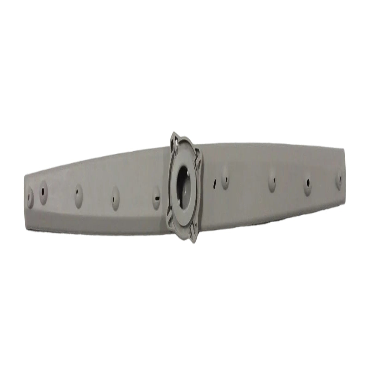 Black metal bracket on a white background