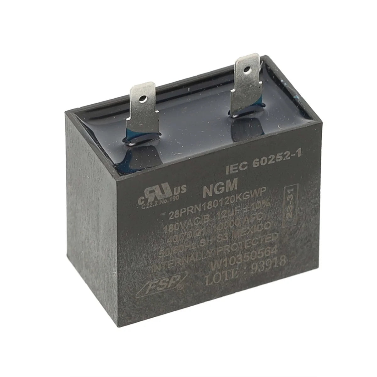 WPW10350564 Whirlpool Refrigerator Capacitor