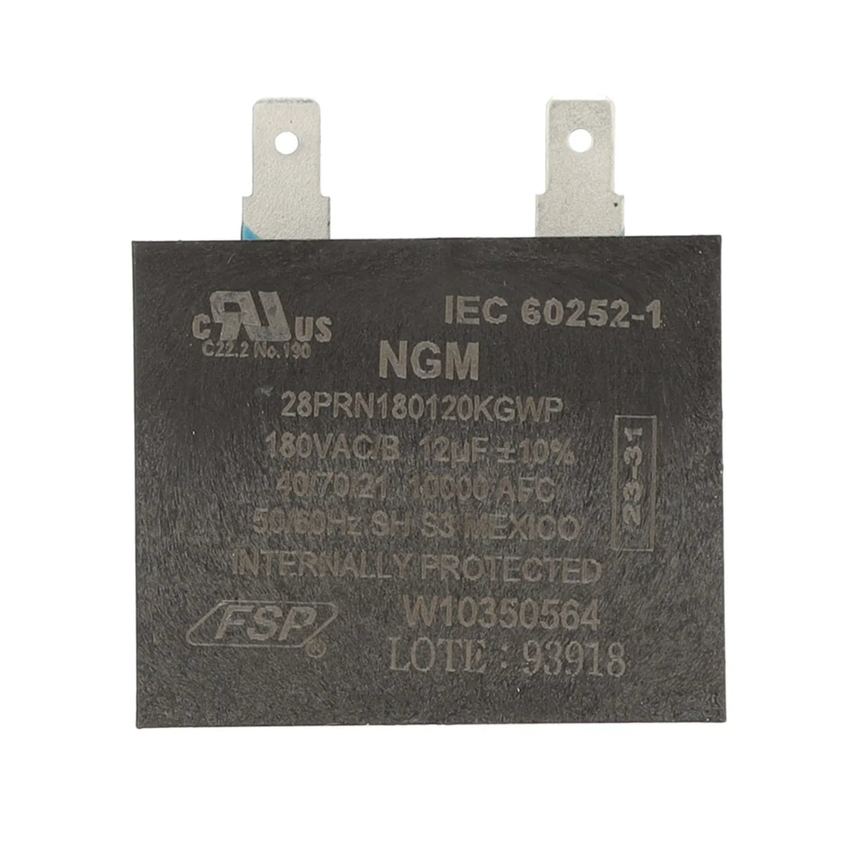 WPW10350564 Whirlpool Refrigerator Capacitor