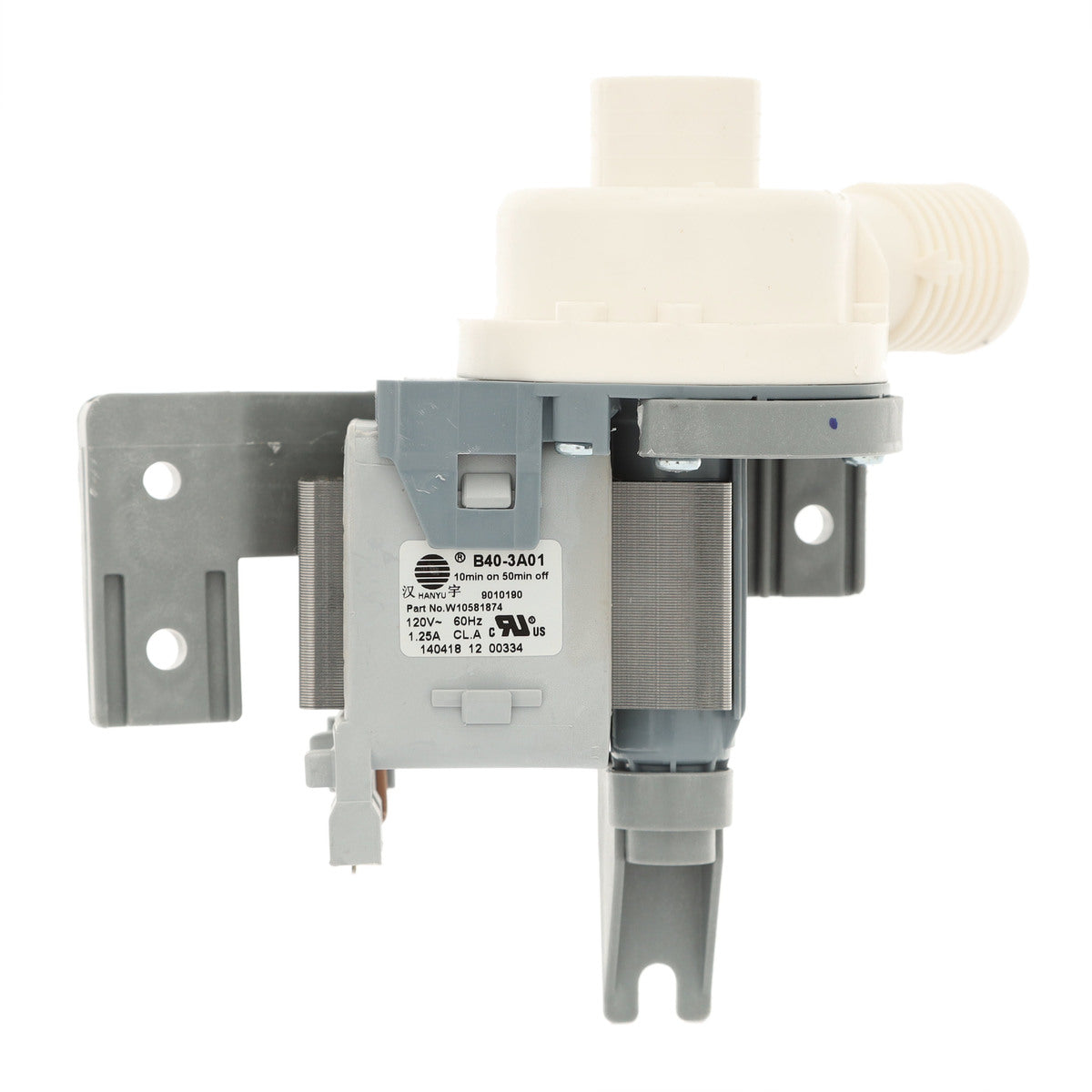 WPW10581874 Whirlpool Washer Water Pump