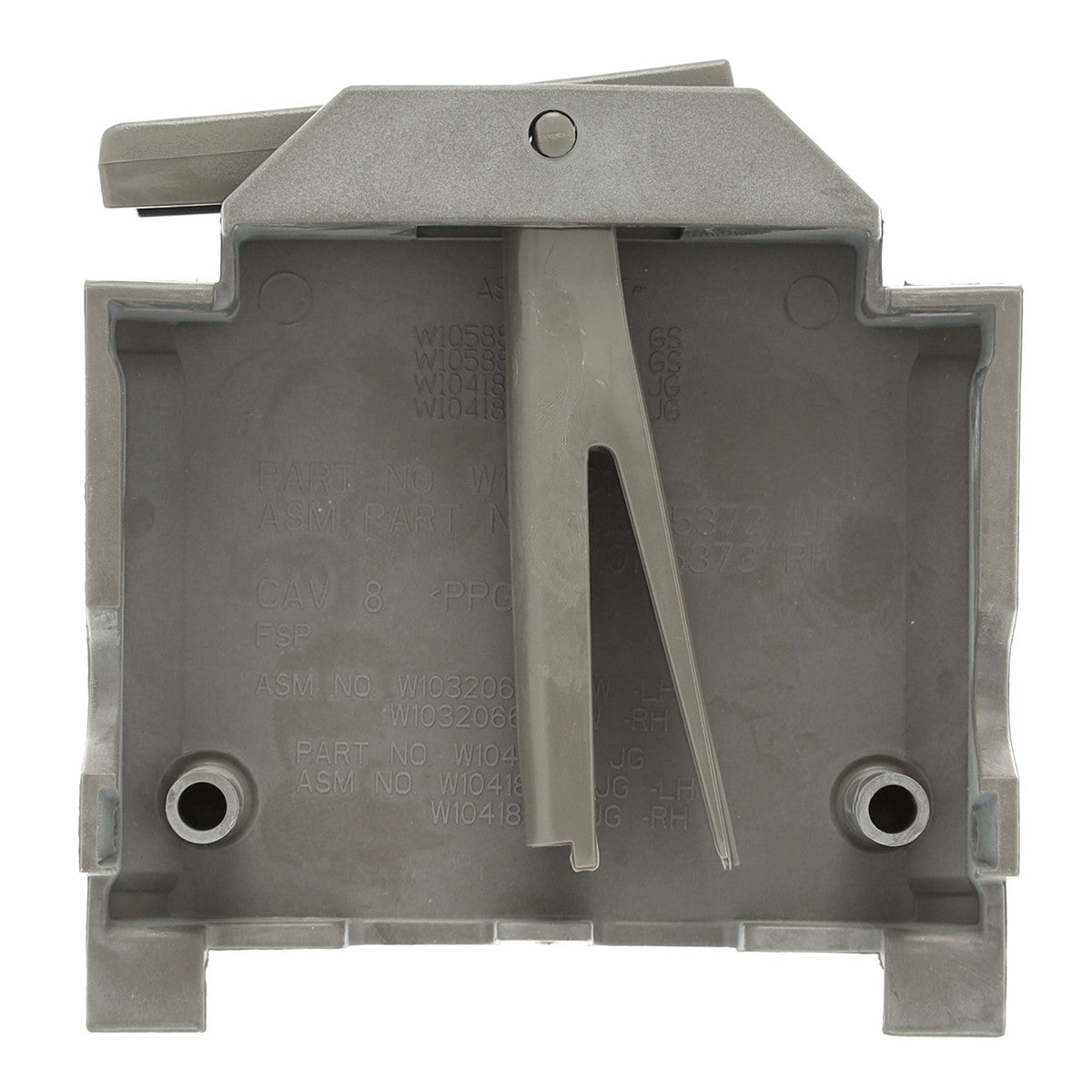 WPW10588165 Whirlpool Dishwasher Rack Adjuster Housing, Right Hand