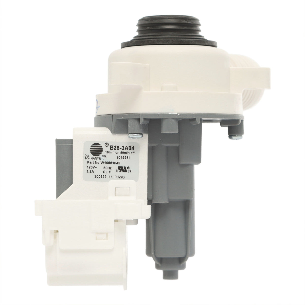 WPW10661045 Whirlpool Washer Drain Pump