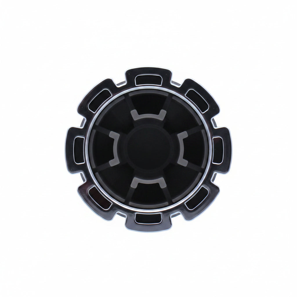 Close-up of a mechanical component on a white background