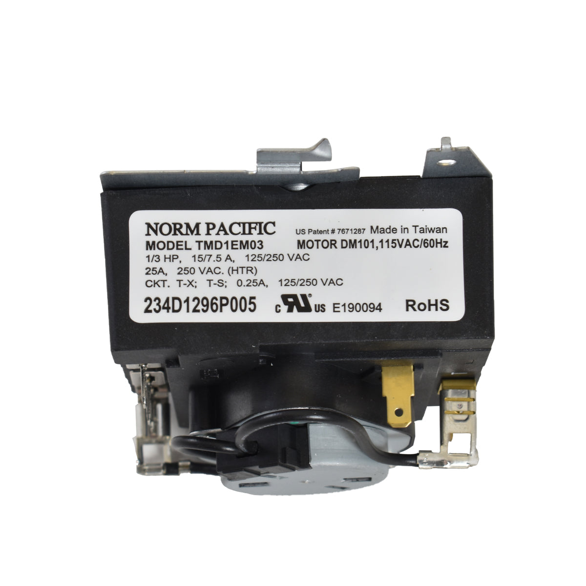 WW02F00286 GE Dryer Timer