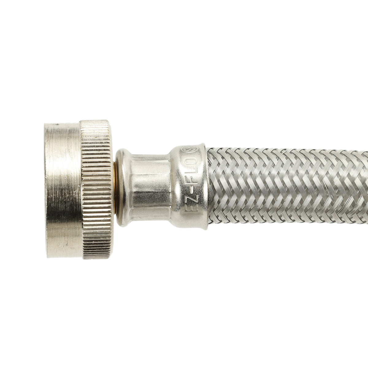 41065 5’ Stainless Steel Washing Machine Hoses with 90° Elbow - 1 Pair - Appliance Parts Canada