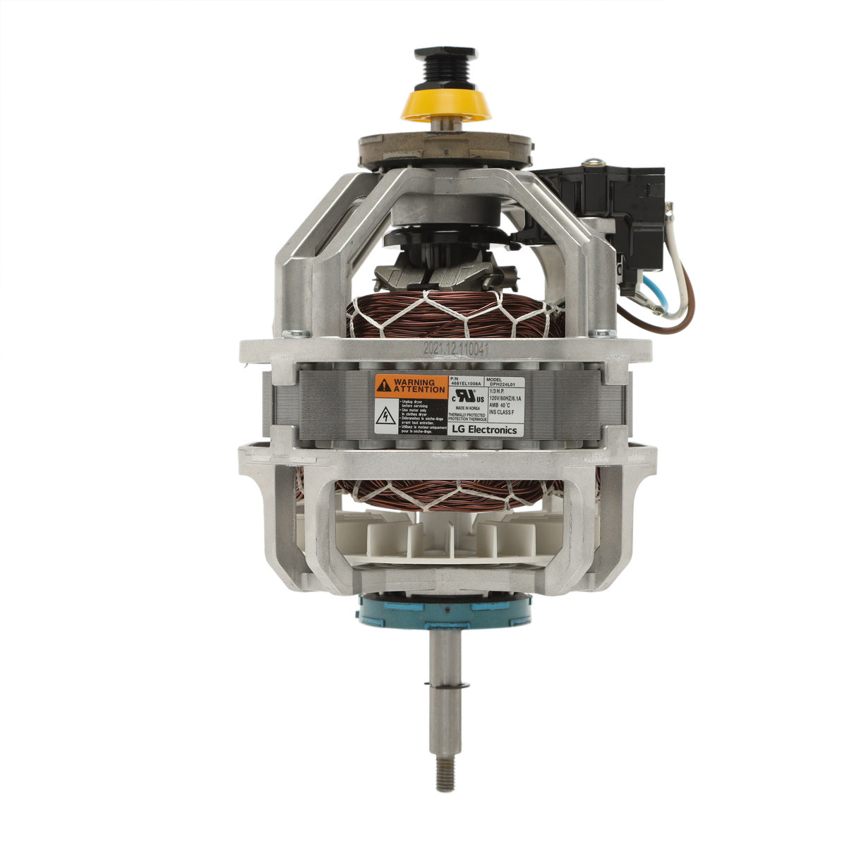 4681EL1008A LG Dryer Drum Drive Main DC Blower Motor with Pulley Assembly - Appliance Parts Canada