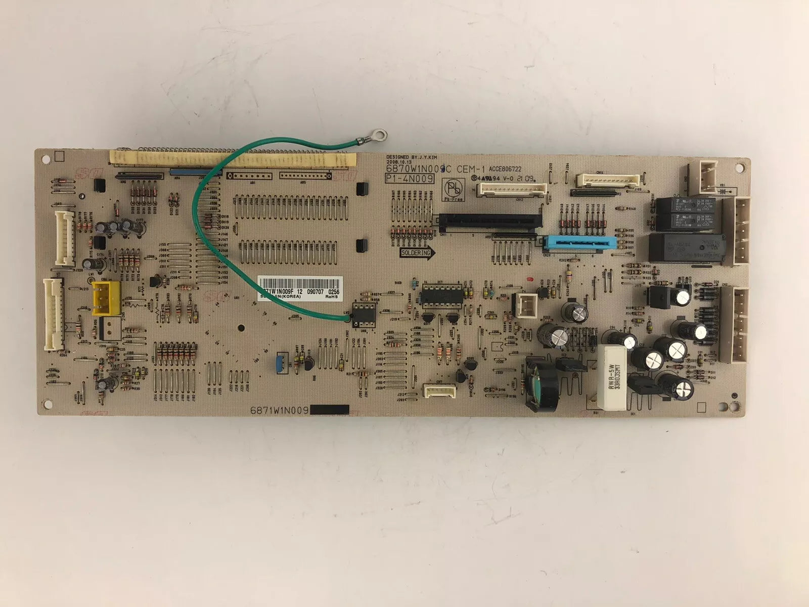 6871W1N009F LG Range Stove Oven Display Control Board, PCB Main Assembly - Appliance Parts Canada