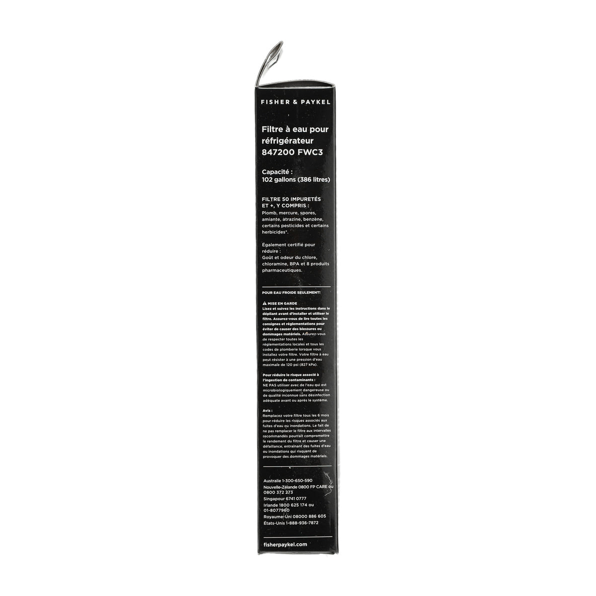 847200 Fisher & Paykel / DCS Refrigerator Water Cartridge Filter - Appliance Parts Canada