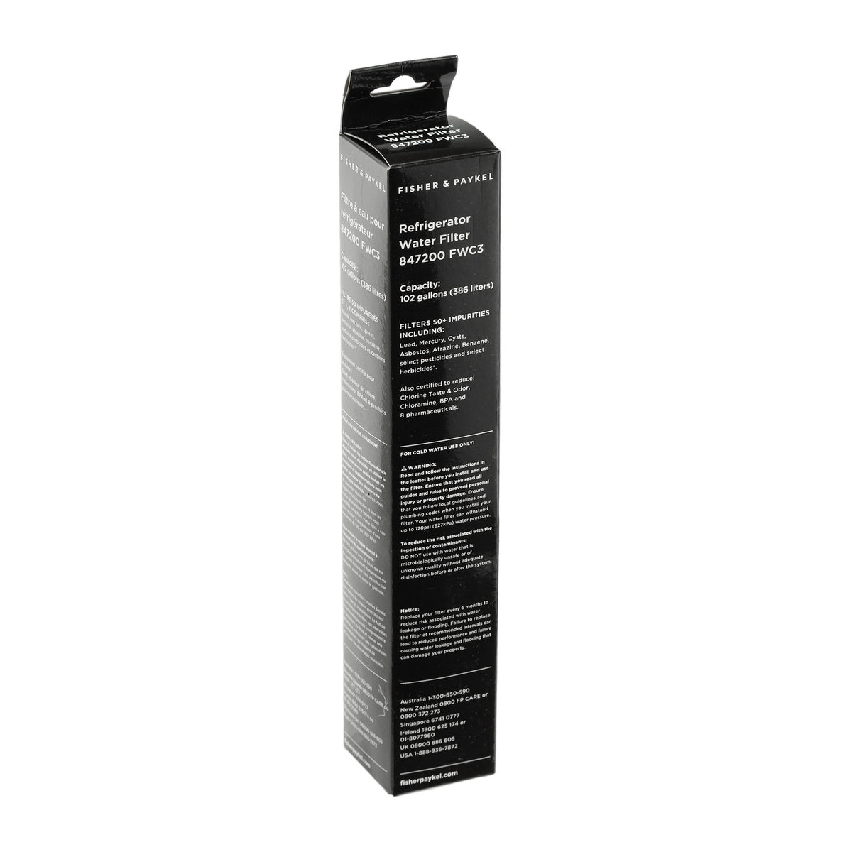847200 Fisher & Paykel / DCS Refrigerator Water Cartridge Filter - Appliance Parts Canada