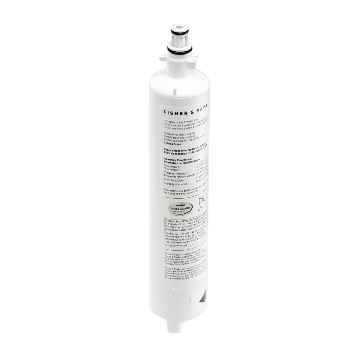 847200 Fisher & Paykel / DCS Refrigerator Water Cartridge Filter - Appliance Parts Canada