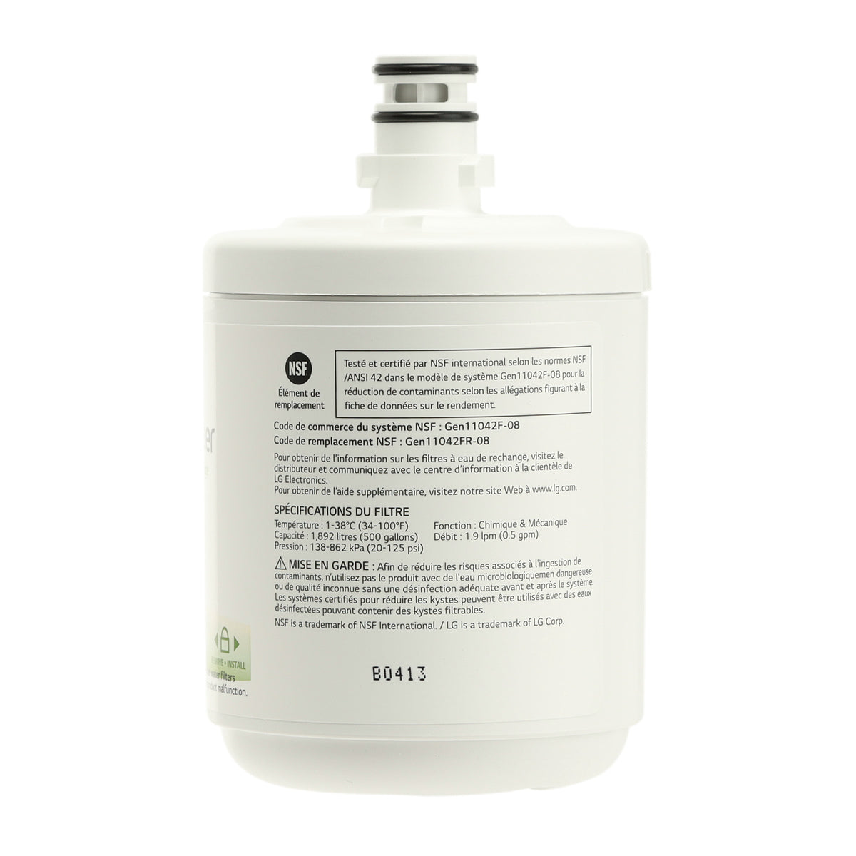 ADQ72910911 LG Water Filter (LT500P) - Appliance Parts Canada