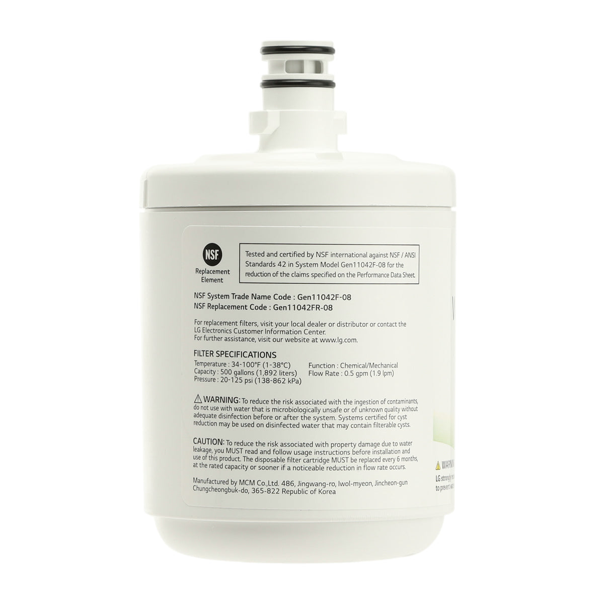 ADQ72910911 LG Water Filter (LT500P) - Appliance Parts Canada