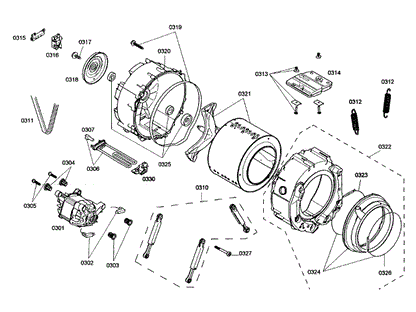 Bosch 00248663 TUB FRONT - Appliance Parts Canada
