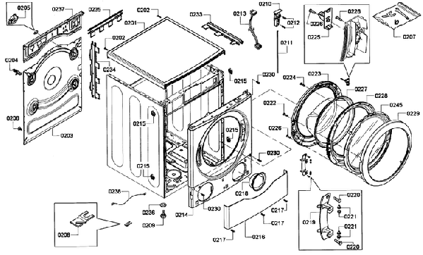 Bosch 00684123 WINDOW - Appliance Parts Canada
