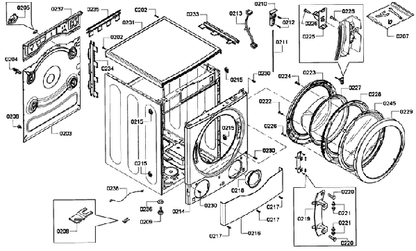 Bosch 00684123 WINDOW - Appliance Parts Canada