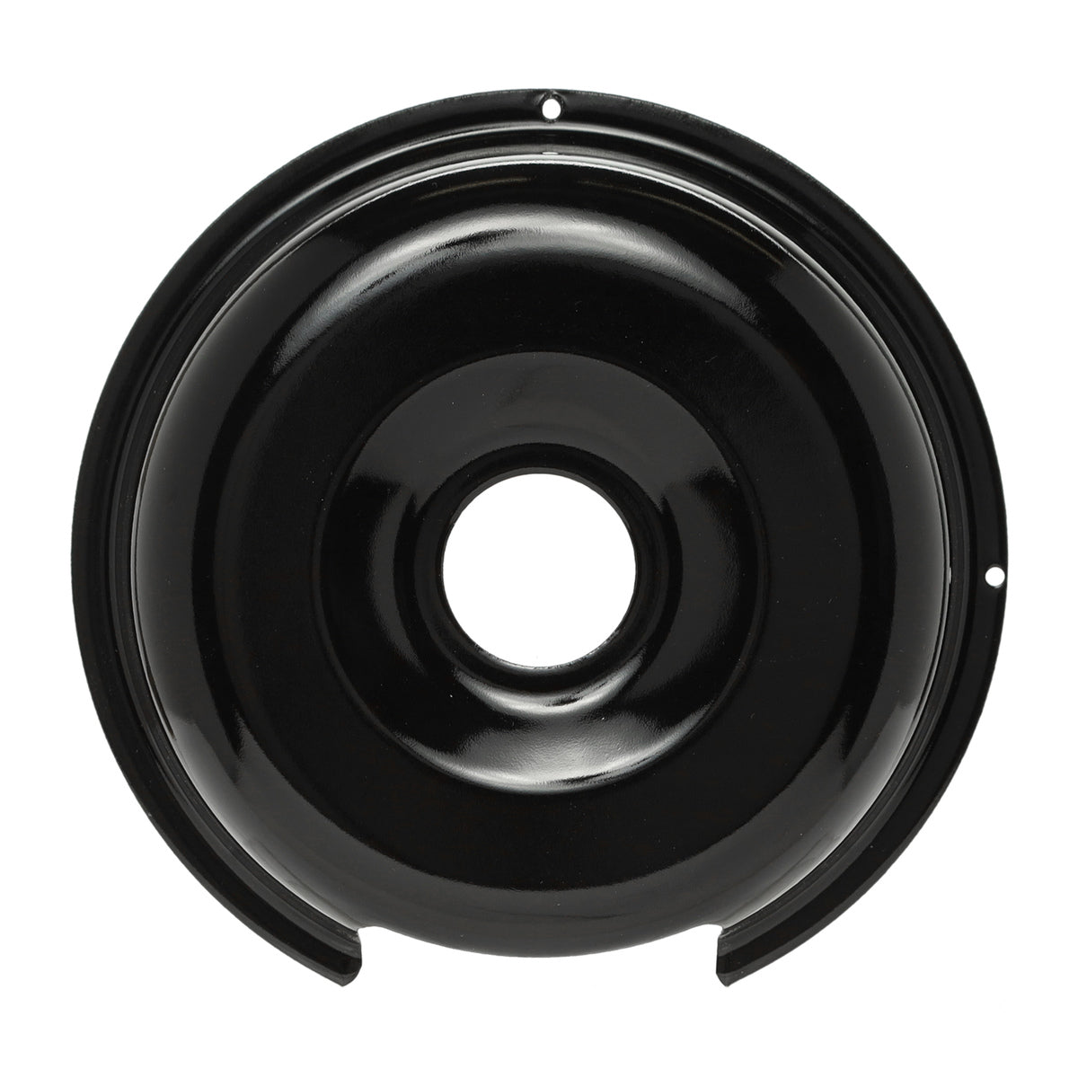 CP6-2 Cornell Engineering Universal Range Drip Pan, Small, 6 1/4", Black - Appliance Parts Canada