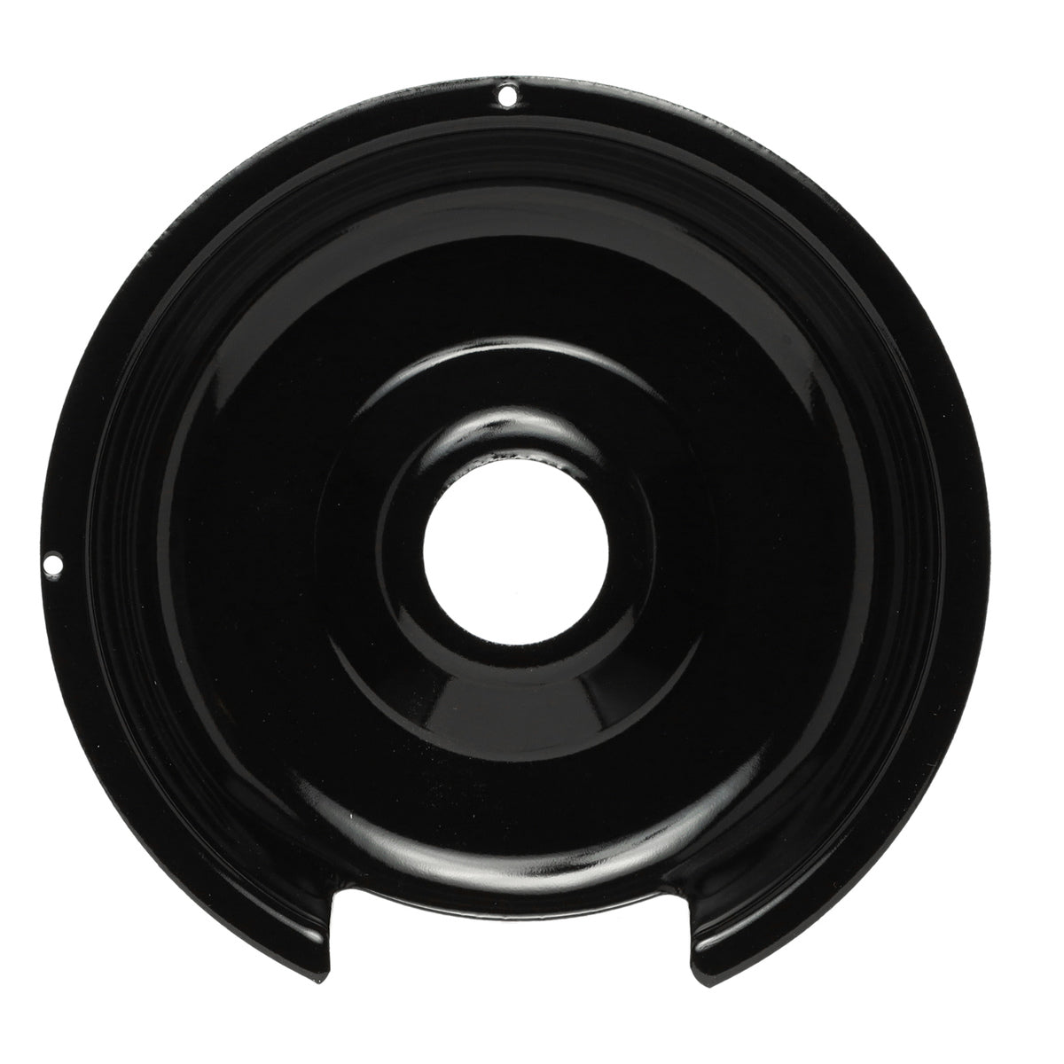 CP6-2 Cornell Engineering Universal Range Drip Pan, Small, 6 1/4", Black - Appliance Parts Canada